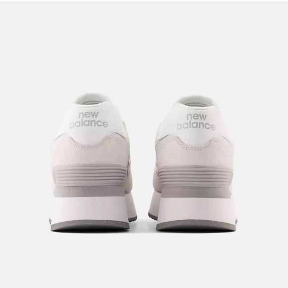 NEW BALANCE 574+ PLATFORM SNEAKER IN REFLECTION/R… - Picture 3 of 12